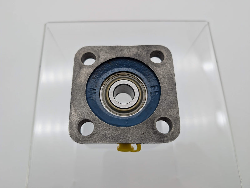 SKF FY 5/8 RM 4-Bolt Square Flanged Ball Bearing Unit 5/8" Bore Cast Iron