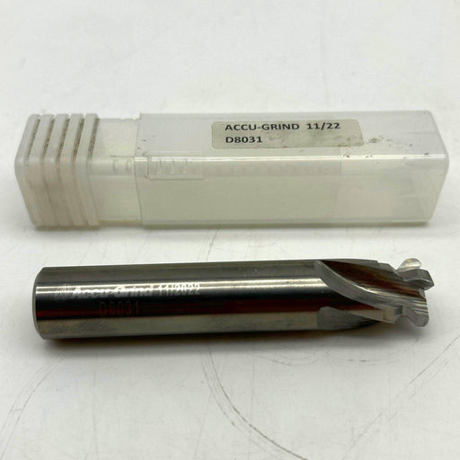 Accu-Grind D8031 3/4inch Form Cutter 3/4" Shank 4" OAL 4 Flutes Stage 13 1