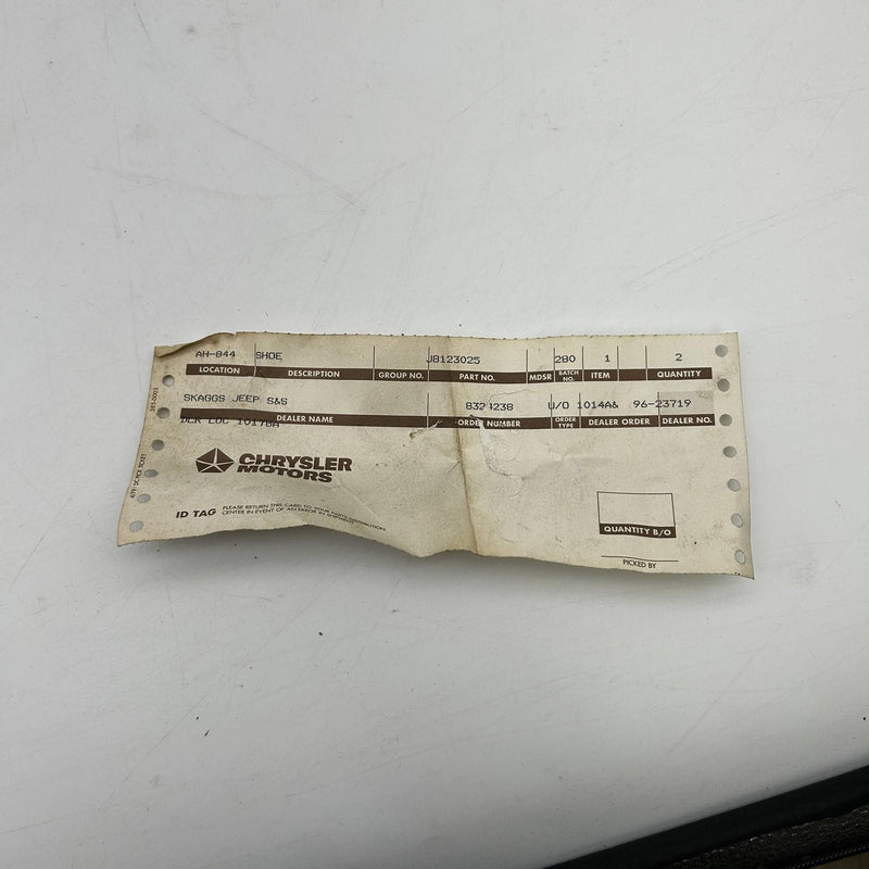 AMC Jeep 8123025 Shoe for Shift Fork WQT OEM New Old Stock NOS Loose 2