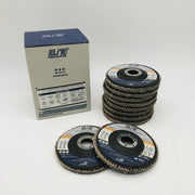 10x Elite Abrasives 12822 Flap Disc 4.5x7/8 Zirconia Alumina T27 40 Grit W/ Aids 8