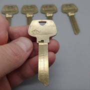 5x Sargent 7270 Key Blanks RN Keyway Nickel Silver 7 Pin NOS 2