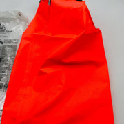 Guardian 706ORL Bib Overalls Size Large Tri-Weave Orange Vinyl Chem/Fire Resist 7