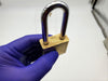 American L50 Padlock 2-1/8" L x .30" D Shackle 1-5/8" Brass Body USA Made 5