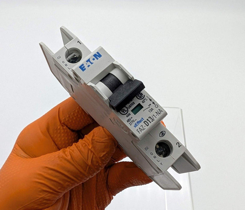 Eaton FAZ-D13/1-NA-SP Miniature Circuit Breaker 13A 1 Pole DIN Rail Mount 1 1