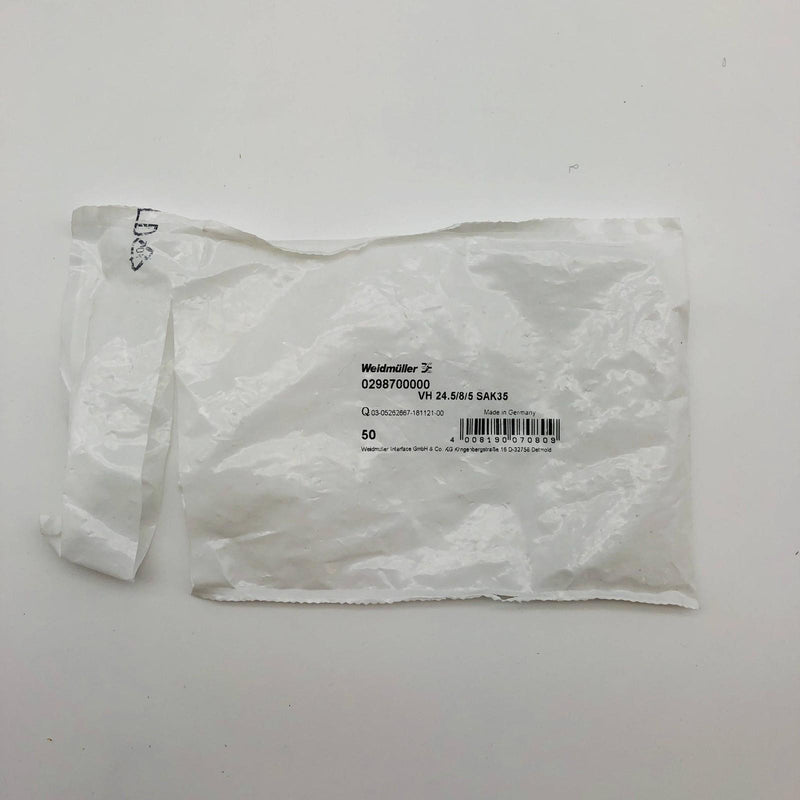 Weidmuller 298700000 Electrical Connector Sleeve VH 24.5/8/5 SAK35 Pack of 50 2