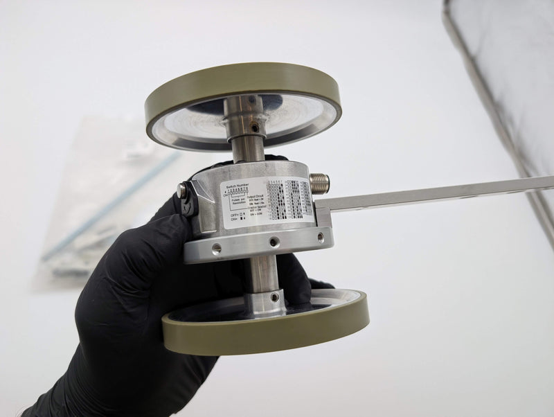 Sick DUV60E-D4KFWAAA Incremental Measuring Wheel Encoder 12" w/ Counterweight