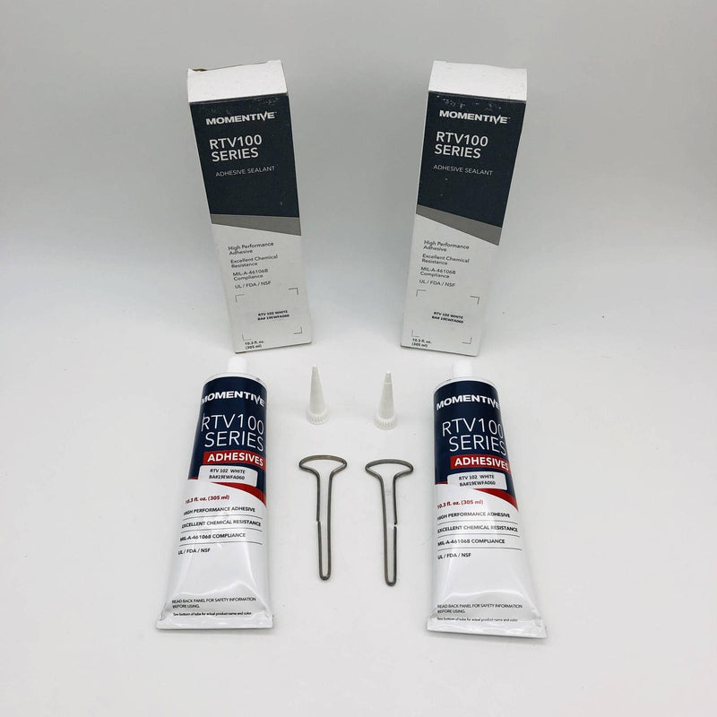 2x Momentive RTV 100 Series Silicon Rubber Adhesive Sealant RTV 102 WH 10.30oz 8