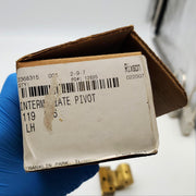 Rixson Intermediate Pivot 119 3/4" Offset Satin Brass LH Full Mortise Left Hand 8