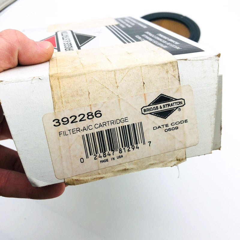 Briggs and Stratton 392286 Air Filter A/C Cartridge OEM New Old Stock NOS 7