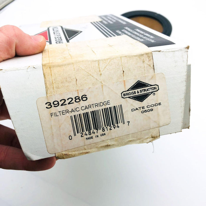 Briggs and Stratton 392286 Air Filter A/C Cartridge OEM New Old Stock NOS 7