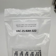 Widia #6-32 UNC 3 Flute Hand Tap 11/16" Thread Length 2" OAL HSS Oxide 19575 5