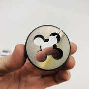 GWS 13232 Round Adjustable Split Die 11/16-20 NS Right Hand Thread HSS 2" OD 7