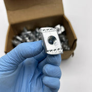 Thomas and Betts B100 3/8 Short Spring Nuts Steel Galvanized Zinc Finish 100pcs 3