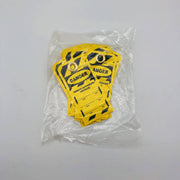 Accuform CU29745 Danger Lockout Tag Yellow Black Primary Authorized Person 25pk 9