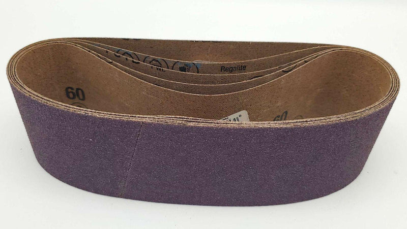3M Cubitron 761D 60 Grit Sanding Belts 3" W x 24" L Aluminum Oxide Pack of 5 1