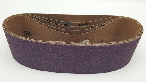 3M Cubitron 761D 60 Grit Sanding Belts 3" W x 24" L Aluminum Oxide Pack of 5 1