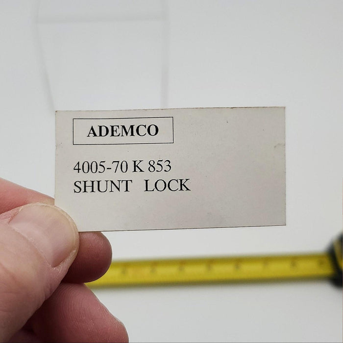 Ademco 4005-70 K 853 Shunt Lock 1-3/4"L 0.74"D 5 Pin Medeco Cylinder Keyed Alike 9