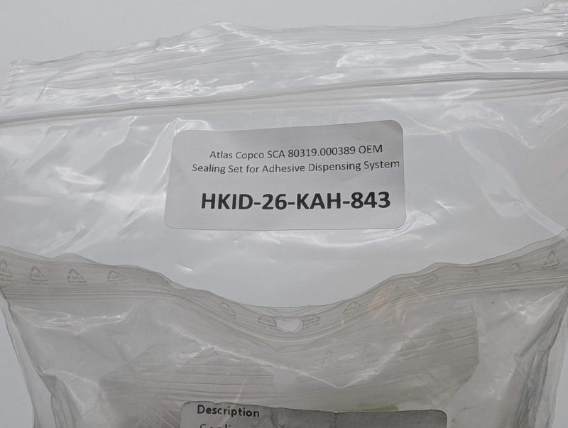 Atlas Copco SCA 80319.000389 OEM Sealing Set for Adhesive Dispensing System