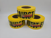 Scotch Barricade Tape 361 3in x 1000ft Caution Do Not Enter 3 Rolls 1