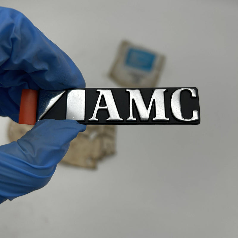 AMC Jeep 35001790 Nameplate Emblem Group 26.400 OEM New Old Stock NOS Open