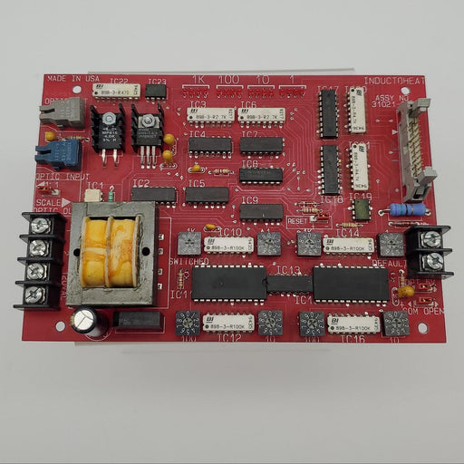 Inductoheat 31021-003 Control Interface Board Optical In & Out 120VAC 1