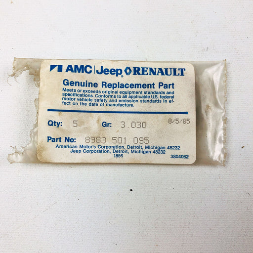 AMC Jeep 83501095 O Ring for Distributor OEM NOS 1981-86 Six Cyl XJ Cherokee 2