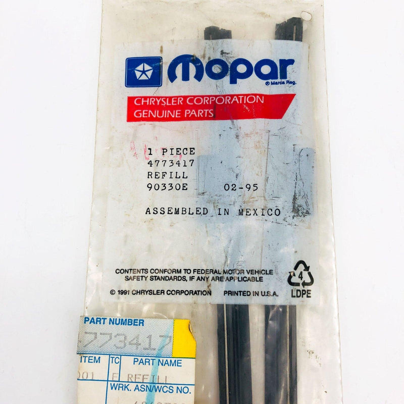 Mopar 4773417 Wiper Blade Insert Refill OEM New Old Stock NOS Sealed 7