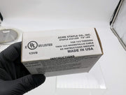 Acme T75 Staples 7/8" Leg Galvanized Resin Coated 5/8" Width 652132R Box of 1000 3