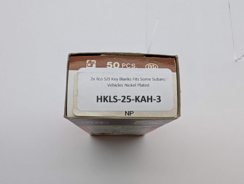 2x Dominion / Ilco SJ3 Key Blanks Fits Some Subaru Vehicles Nickel Plated 4