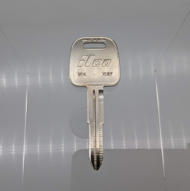 2x Ilco X187 Key Blanks for Some Hyundai Vehicles Nickel Plated