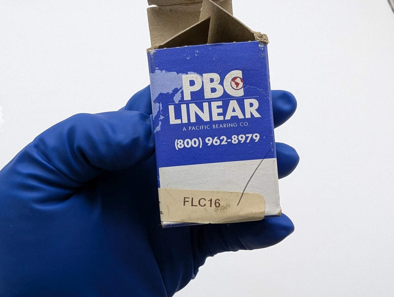 Pacific Bearing FLC16 Linear Bearing 1" Shaft 1-9/16" OD 2-1/4" OAL Plain 4