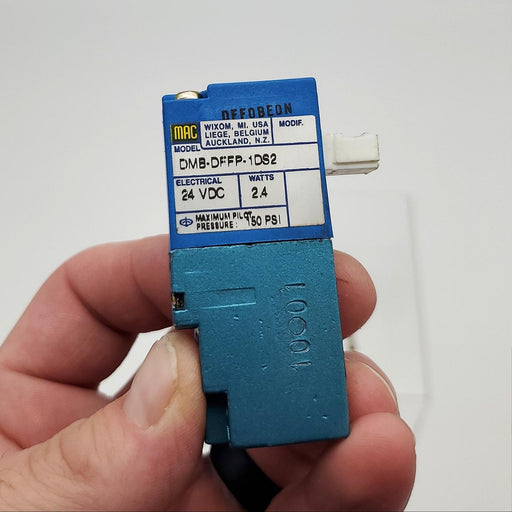 Mac DMB-DFFP-1DS Solenoid Valve 24VDC 150PSI Mini Valve 2