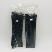 200 Cable Wire Wrap Zip Ties 11" 50lb UV Blk Mounting Head Hole Python CTMB-1150 5