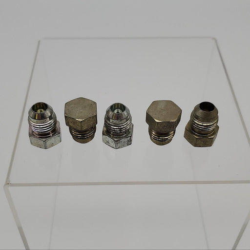 5x Parker SS-2408-06 3/8" JIC Hex Head Plugs Stainless Steel 1