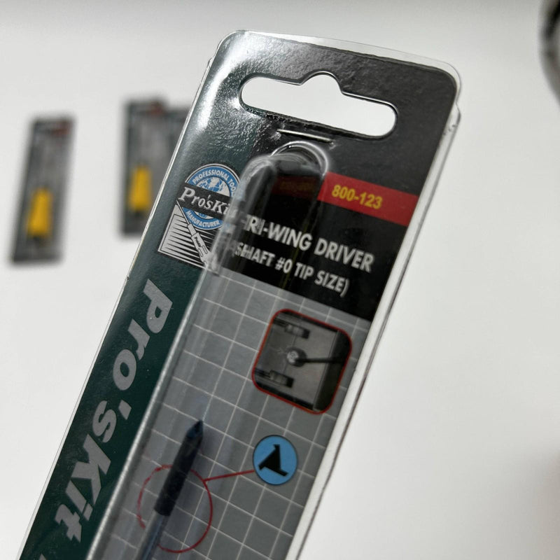 Eclipse Pro's Kit 800-123 Tri Wing Screwdriver Driver Shaft #0 Tip Size Lot of 5 4