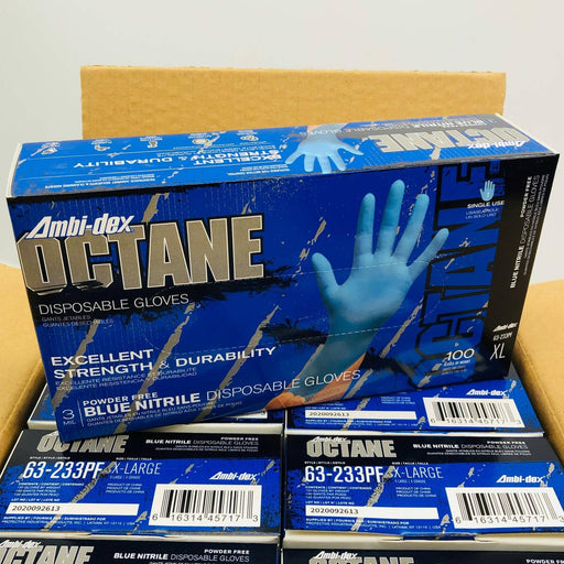PIP 63-233PF Disposable Glove XL Extra Large Nitrile Fd Grade PWD Free 1000/Case 1