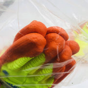 PIP HVY710HSNFB Work Glove Sz Small Hi Vis Yellow Oran Nitrile Foam HPPE 3 Pairs 3