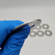 1" x 2" OD Flat Washers 316SS 0.11" Thick Star Stainless Screw Co Pack of 10 4