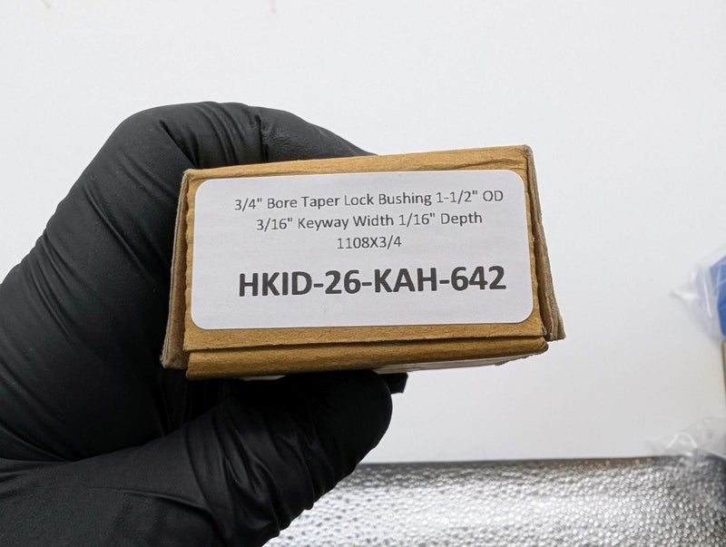 3/4" Bore Taper Lock Bushing 1-1/2" OD 3/16" Keyway Width 1/16" Depth 1108X3/4