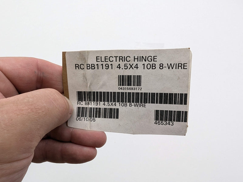 Hager BB1191 ETW-8 Electric Hinge 4.5" x 4" Oiled Bronze Non Removable Pin