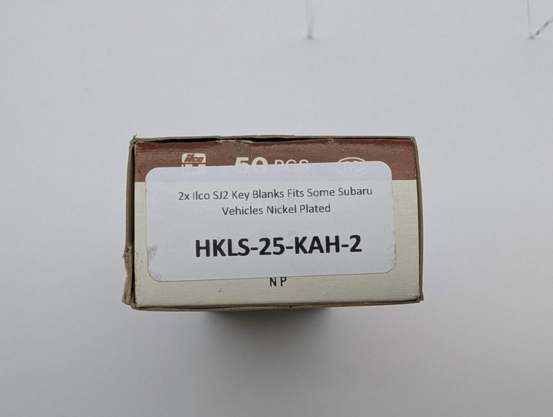 2x Ilco SJ2 Key Blanks Fits Some Subaru Vehicles Nickel Plated 4