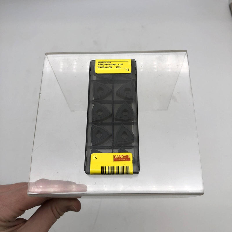 10pk Sandvik WNMG080404-QM Trochoidal Turning Insert Grade 4325 WNMG431-QM 8
