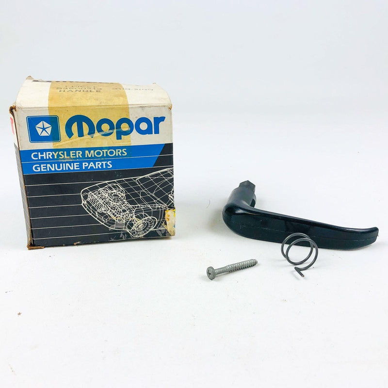 Mopar 83500213 Handle Black Plastic W Spring Screw OEM NOS Pt No 10244120 1