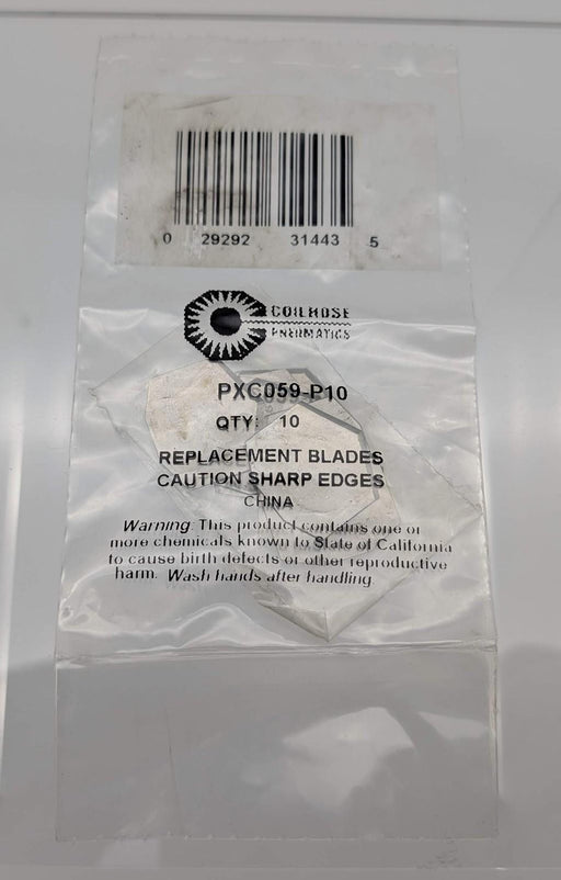 Coilhose PXC059-P10 Replacement Tubing Cutter Blades Stainless Steel Pack of 10 1