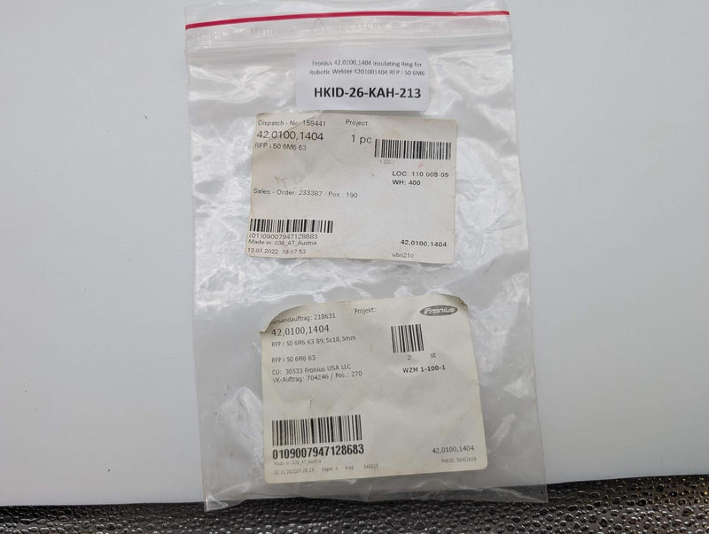 Fronius 42,0100,1404 Insulating Ring for Robotic Welder 4201001404 RFP I 50 6M6 3