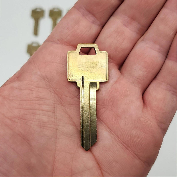 10x Weiser No 1559 Key Blanks For Weiser Locksets Brass 6 Ilco WR4-A1054WB 2