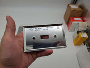 Mulberry Stainless Steel Single Gang Switch Covers 97071 Pack of 5 3