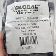 Nitrile Grip Work Gloves Sz Large Mechanics Gloves Global Glove 708345L 12 Pairs 7
