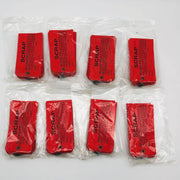 Red Scrap Tag Rectangle Paper Cardstock 3-3/16in x 6-1/4in Wire Eyelet 200pk 1