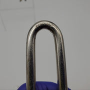 American 60 Series Padlock 3-1/8" L x .375" D Shackle 1-3/4" Brass Body 1 Key 5